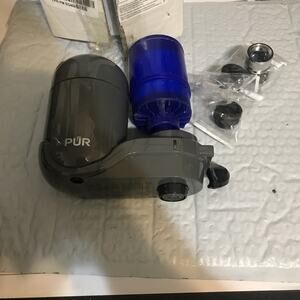 PUR PLUS Vertical Faucet Mount Water Filtration System, Lead-Reducing Filter